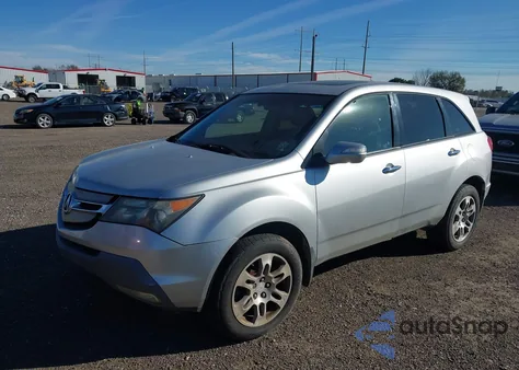 2007 Acura Mdx Technology Package z USA, uszkodzony, nr VIN 2HNYD28317H533105